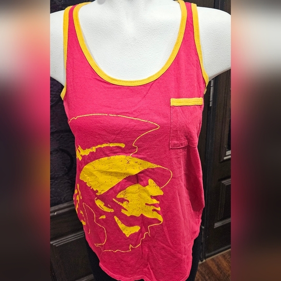 USC Women's Tank Top, Vintage Look Size: Small - Picture 2 of 4